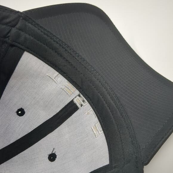 Tesla Strapback Hat Black One Size Adjustable Embroidered 6 Panel - Picture 8 of 9